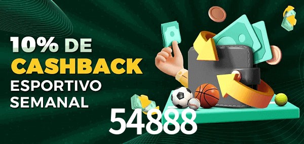 10% de bônus de cashback na 54888
